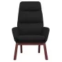 Sillón de relax de tela negro de vidaXL, Sillones - Ref: Foro24-341165, Precio: 125,49 €, Descuento: %