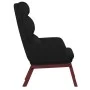 Sillón de relax de tela negro de vidaXL, Sillones - Ref: Foro24-341165, Precio: 125,49 €, Descuento: %