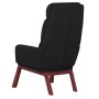 Sillón de relax de tela negro de vidaXL, Sillones - Ref: Foro24-341165, Precio: 119,77 €, Descuento: %