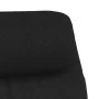 Sillón de relax de tela negro de vidaXL, Sillones - Ref: Foro24-341165, Precio: 125,49 €, Descuento: %