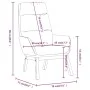 Sillón de relax de tela negro de vidaXL, Sillones - Ref: Foro24-341165, Precio: 125,49 €, Descuento: %