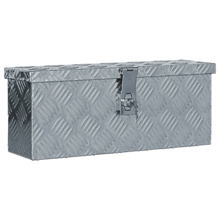 Caja de aluminio 48,5x14x20 cm plateada de vidaXL, Cajas de herramientas - Ref: Foro24-142935, Precio: 64,17 €, Descuento: %