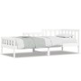 Sofá cama madera maciza de pino blanco 90x200 cm de vidaXL, Camas y somieres - Ref: Foro24-840371, Precio: 93,50 €, Descuento: %