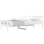 Sofá cama madera maciza de pino blanco 90x200 cm de vidaXL, Camas y somieres - Ref: Foro24-840371, Precio: 93,50 €, Descuento: %