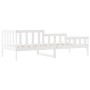 Sofá cama madera maciza de pino blanco 90x200 cm de vidaXL, Camas y somieres - Ref: Foro24-840371, Precio: 93,50 €, Descuento: %