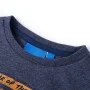 Camiseta infantil de manga larga azul oscuro melange 140 de vidaXL, Camisetas para niños - Ref: Foro24-12943, Precio: 8,64 €,...