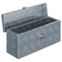 Caja de aluminio 48,5x14x20 cm plateada de vidaXL, Cajas de herramientas - Ref: Foro24-142935, Precio: 64,17 €, Descuento: %