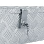Caja de aluminio 48,5x14x20 cm plateada de vidaXL, Cajas de herramientas - Ref: Foro24-142935, Precio: 64,17 €, Descuento: %
