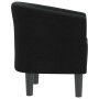 Sillón de tela negra de vidaXL, Sillones - Ref: Foro24-356432, Precio: 167,09 €, Descuento: %