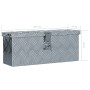 Caja de aluminio 48,5x14x20 cm plateada de vidaXL, Cajas de herramientas - Ref: Foro24-142935, Precio: 64,17 €, Descuento: %