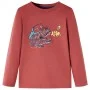 Camiseta infantil de manga larga rojo tostado 92 de vidaXL, Camisetas para niños - Ref: Foro24-13454, Precio: 7,99 €, Descuen...