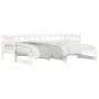 Removable sofa bed solid white pine wood 2x(90x190) cm by vidaXL, Beds and slatted bases - Ref: Foro24-840392, Price: 142,93 ...