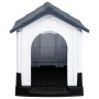 Caseta para perros polipropileno gris 57x68x66 cm de vidaXL, Casetas para perros - Ref: Foro24-152228, Precio: 89,53 €, Descu...