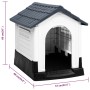 Caseta para perros polipropileno gris 57x68x66 cm de vidaXL, Casetas para perros - Ref: Foro24-152228, Precio: 89,53 €, Descu...