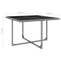Set de comedor de jardín 5 pzas y cojines ratán sintético gris de vidaXL, Conjuntos de jardín - Ref: Foro24-43901, Precio: 34...