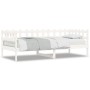 Sofá cama madera maciza de pino blanco 80x200 cm de vidaXL, Camas y somieres - Ref: Foro24-840377, Precio: 97,84 €, Descuento: %