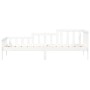 Sofá cama madera maciza de pino blanco 80x200 cm de vidaXL, Camas y somieres - Ref: Foro24-840368, Precio: 105,35 €, Descuent...