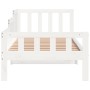 Sofá cama madera maciza de pino blanco 80x200 cm de vidaXL, Camas y somieres - Ref: Foro24-840368, Precio: 105,35 €, Descuent...
