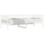 Sofá cama madera maciza de pino blanco 90x200 cm de vidaXL, Camas y somieres - Ref: Foro24-840380, Precio: 101,43 €, Descuent...