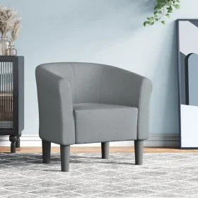 Sillón de tela gris claro de vidaXL, Sillones - Ref: Foro24-356429, Precio: 145,97 €, Descuento: %