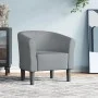 Sillón de tela gris claro de vidaXL, Sillones - Ref: Foro24-356429, Precio: 145,97 €, Descuento: %