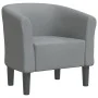 Sillón de tela gris claro de vidaXL, Sillones - Ref: Foro24-356429, Precio: 145,97 €, Descuento: %