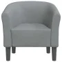 Sillón de tela gris claro de vidaXL, Sillones - Ref: Foro24-356429, Precio: 145,97 €, Descuento: %
