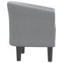 Sillón de tela gris claro de vidaXL, Sillones - Ref: Foro24-356429, Precio: 148,81 €, Descuento: %