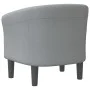 Sillón de tela gris claro de vidaXL, Sillones - Ref: Foro24-356429, Precio: 145,97 €, Descuento: %