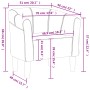 Sillón de tela gris claro de vidaXL, Sillones - Ref: Foro24-356429, Precio: 148,81 €, Descuento: %