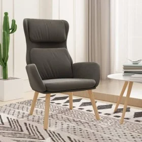 Sillón de relax de terciopelo gris oscuro de vidaXL, Sillones - Ref: Foro24-341352, Precio: 119,67 €, Descuento: %