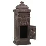 Bronze stainless vintage style aluminum column mailbox by vidaXL, mailboxes - Ref: Foro24-43892, Price: 319,28 €, Discount: %