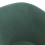 Sillón con taburete terciopelo verde oscuro de vidaXL, Sillones - Ref: Foro24-356452, Precio: 164,69 €, Descuento: %