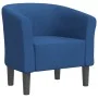 Sillón de tela azul de vidaXL, Sillones - Ref: Foro24-356431, Precio: 175,78 €, Descuento: %