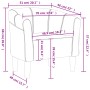 Sillón de tela azul de vidaXL, Sillones - Ref: Foro24-356431, Precio: 169,38 €, Descuento: %