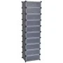 Zapatero apilable con 10 compartimentos negro de vidaXL, Zapateros y organizadores de calzado - Ref: Foro24-244920, Precio: 5...