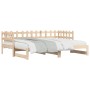 Sofá cama extraíble madera maciza de pino 2x(80x200) cm de vidaXL, Camas y somieres - Ref: Foro24-840385, Precio: 138,73 €, D...