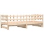 Sofá cama extraíble madera maciza de pino 2x(80x200) cm de vidaXL, Camas y somieres - Ref: Foro24-840385, Precio: 138,73 €, D...
