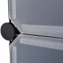 Zapatero apilable con 10 compartimentos negro de vidaXL, Zapateros y organizadores de calzado - Ref: Foro24-244920, Precio: 5...