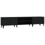 Mueble de TV madera contrachapada negro 180x31,5x40 cm de vidaXL, Muebles TV - Ref: Foro24-816265, Precio: 136,22 €, Descuent...