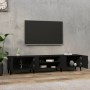 Mueble de TV madera contrachapada negro 180x31,5x40 cm de vidaXL, Muebles TV - Ref: Foro24-816265, Precio: 136,22 €, Descuent...