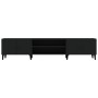 Mueble de TV madera contrachapada negro 180x31,5x40 cm de vidaXL, Muebles TV - Ref: Foro24-816265, Precio: 136,22 €, Descuent...