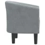 Sillón de terciopelo gris oscuro de vidaXL, Sillones - Ref: Foro24-356442, Precio: 158,62 €, Descuento: %