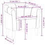 Sillón de terciopelo gris oscuro de vidaXL, Sillones - Ref: Foro24-356442, Precio: 162,56 €, Descuento: %