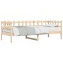 Sofá cama de madera maciza de pino 80x200 cm de vidaXL, Camas y somieres - Ref: Foro24-840376, Precio: 89,26 €, Descuento: %