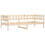 Sofá cama de madera maciza de pino 80x200 cm de vidaXL, Camas y somieres - Ref: Foro24-840376, Precio: 89,26 €, Descuento: %