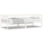 Sofá cama madera maciza de pino blanco 90x190 cm de vidaXL, Camas y somieres - Ref: Foro24-840383, Precio: 107,47 €, Descuent...