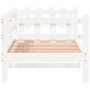 Sofá cama madera maciza de pino blanco 90x190 cm de vidaXL, Camas y somieres - Ref: Foro24-840383, Precio: 107,47 €, Descuent...