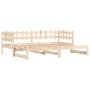Sofá cama extraíble madera maciza de pino 2x(90x200) cm de vidaXL, Camas y somieres - Ref: Foro24-840388, Precio: 123,30 €, D...