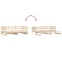 Sofá cama extraíble madera maciza de pino 2x(90x200) cm de vidaXL, Camas y somieres - Ref: Foro24-840388, Precio: 123,30 €, D...